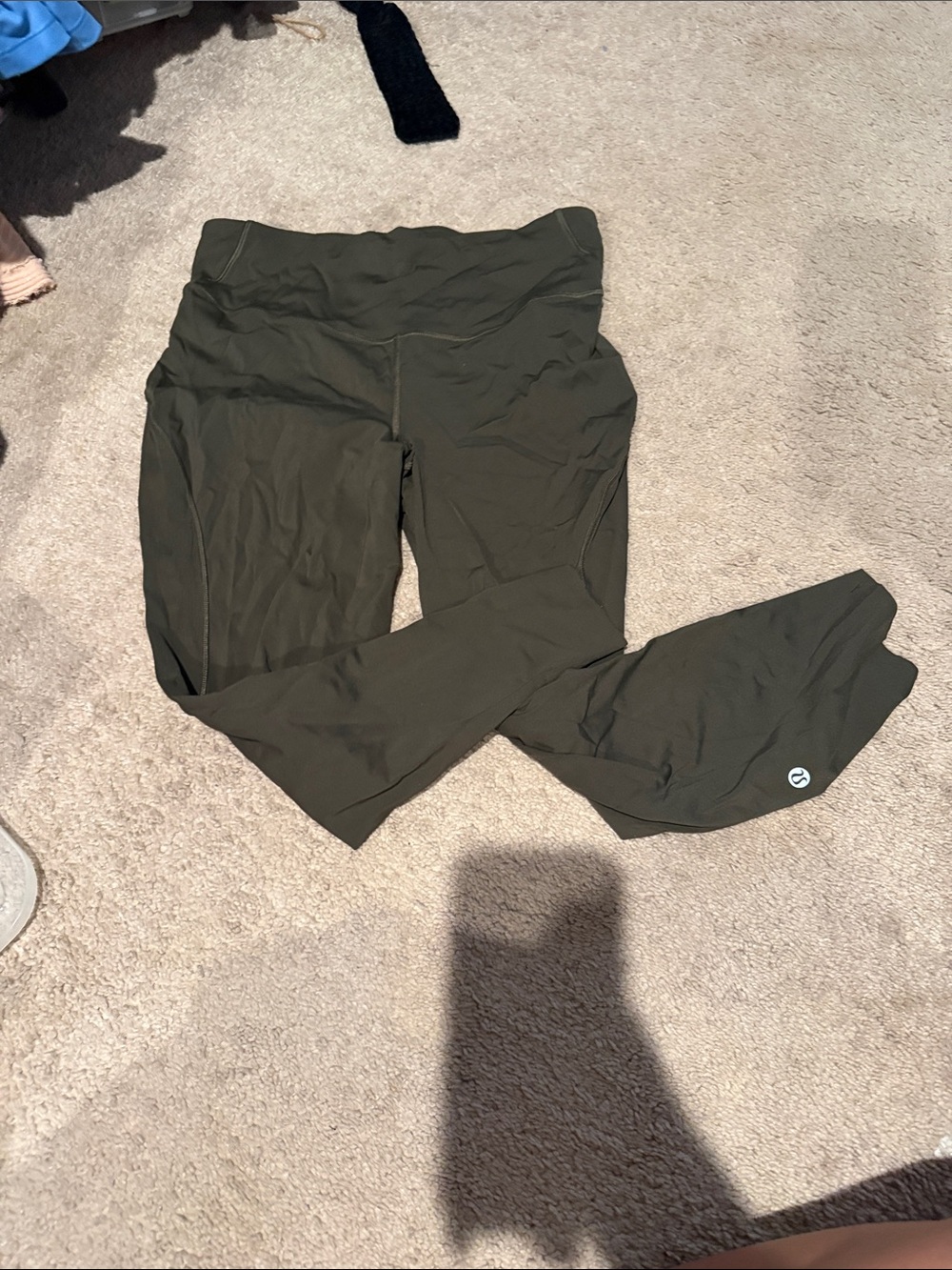 lululemon athletica Kids Olive Green High-Rise Leggings